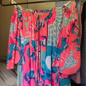 Lilly Pulitzer off the shoulder top